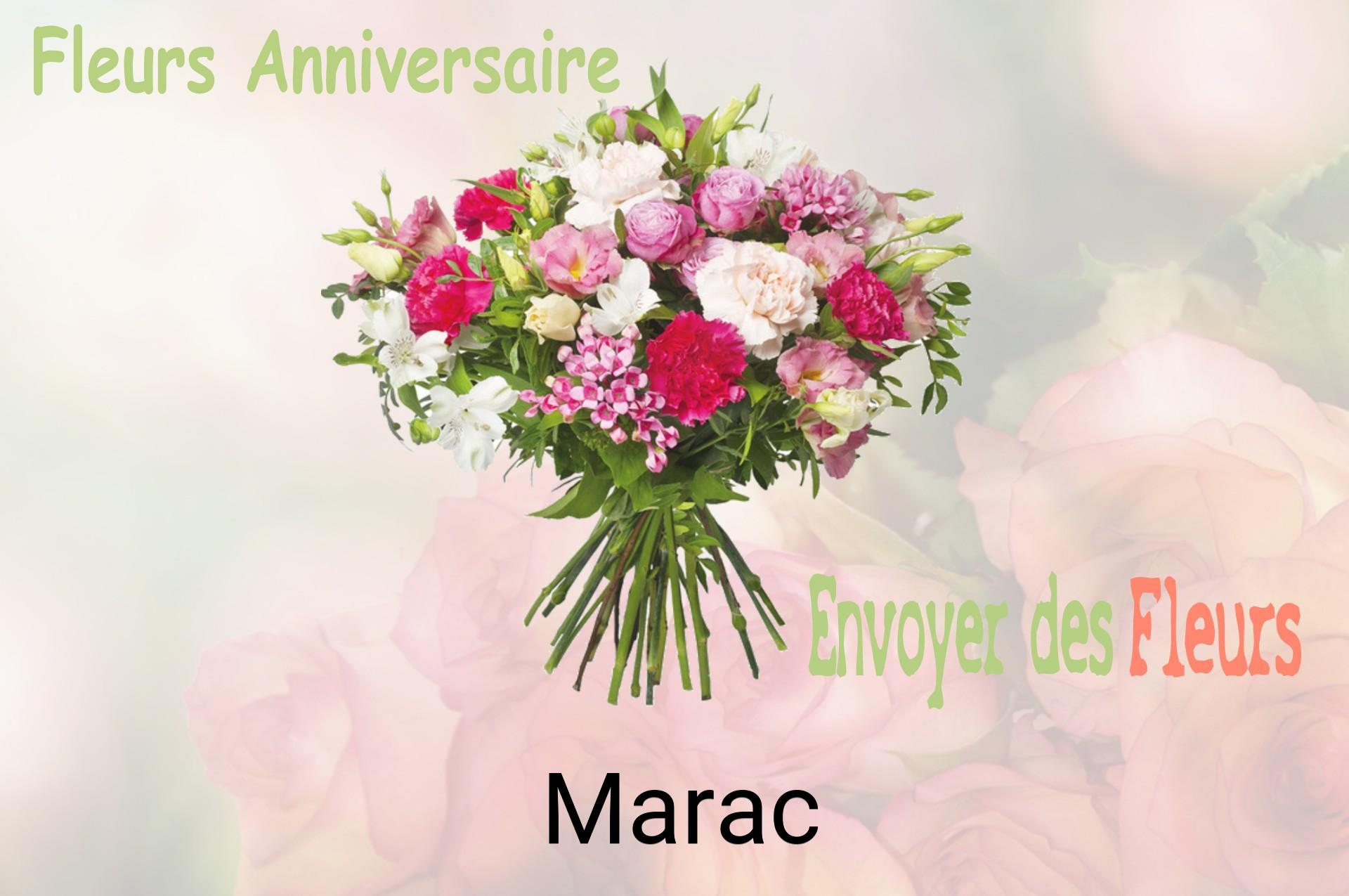 Bouquet de fleurs d’anniversaire livré à Marac