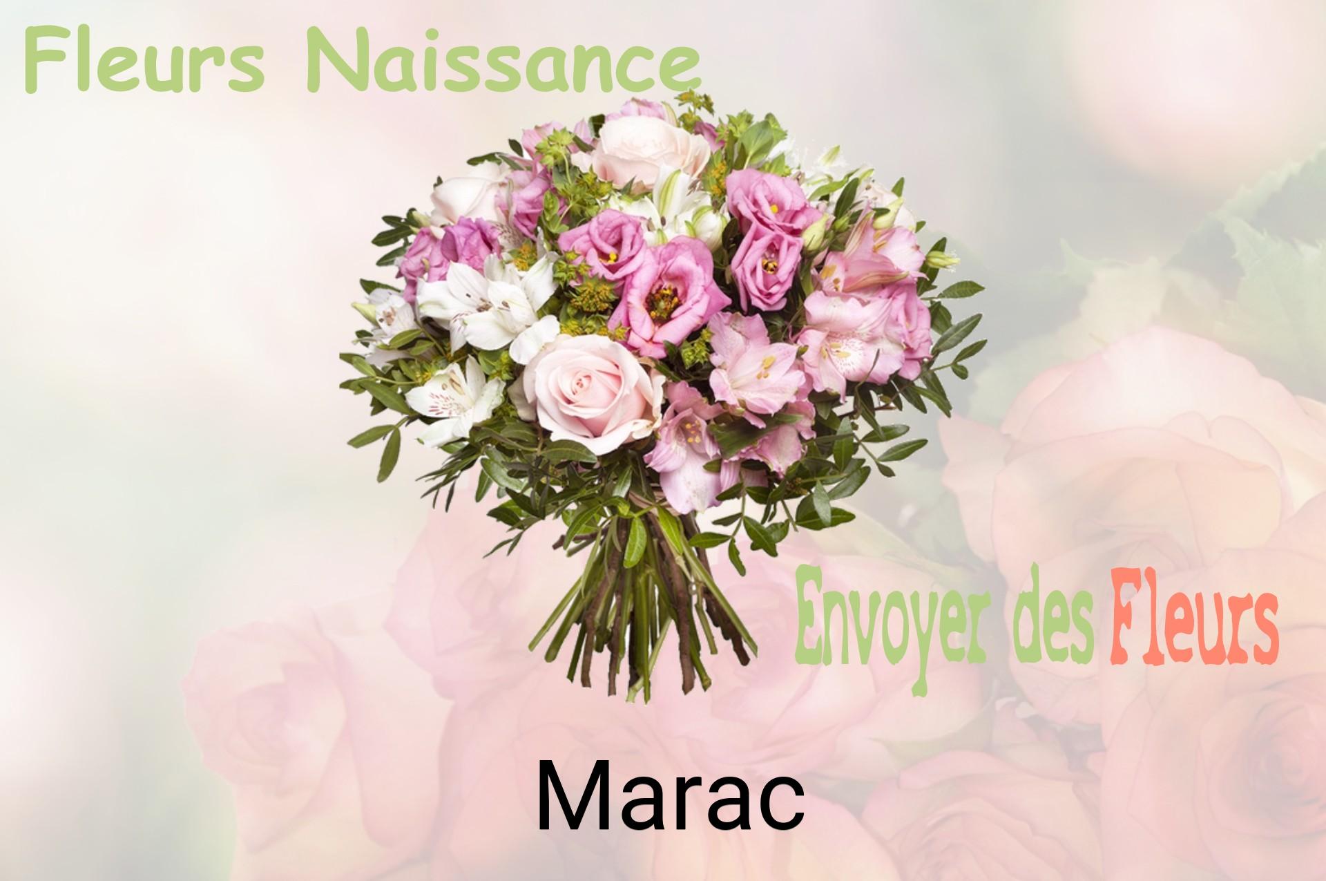 Bouquet de fleurs de naissance livré à Marac